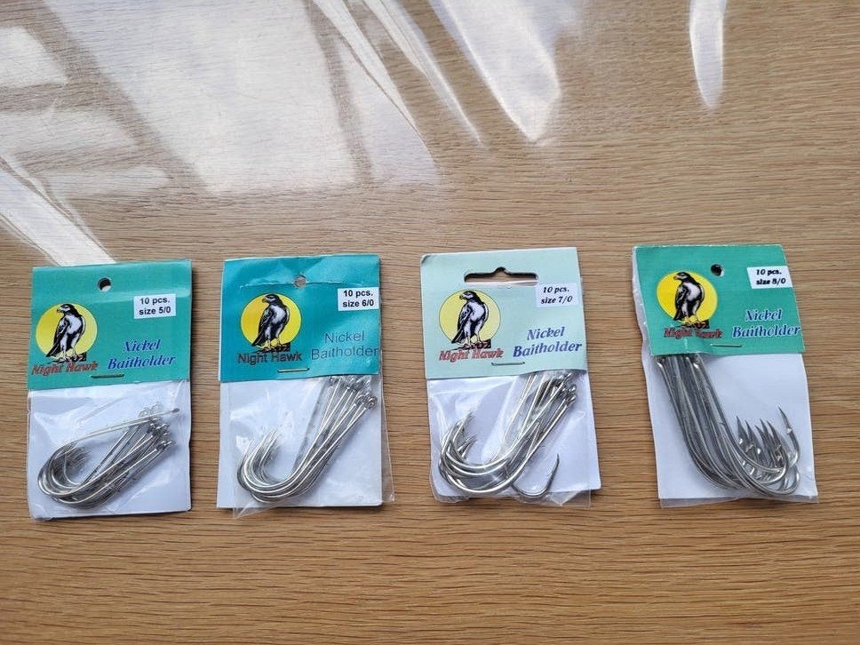 Zeehaken haken Night Hawk maat 5/0, 6/0, 7/0 en 8/0, Ophalen of Verzenden, Nieuw