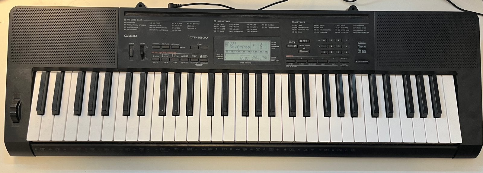 Casio CTK 3200 Piano, Muziek en Instrumenten, Ophalen, Casio, Aanslaggevoelig, 61 toetsen