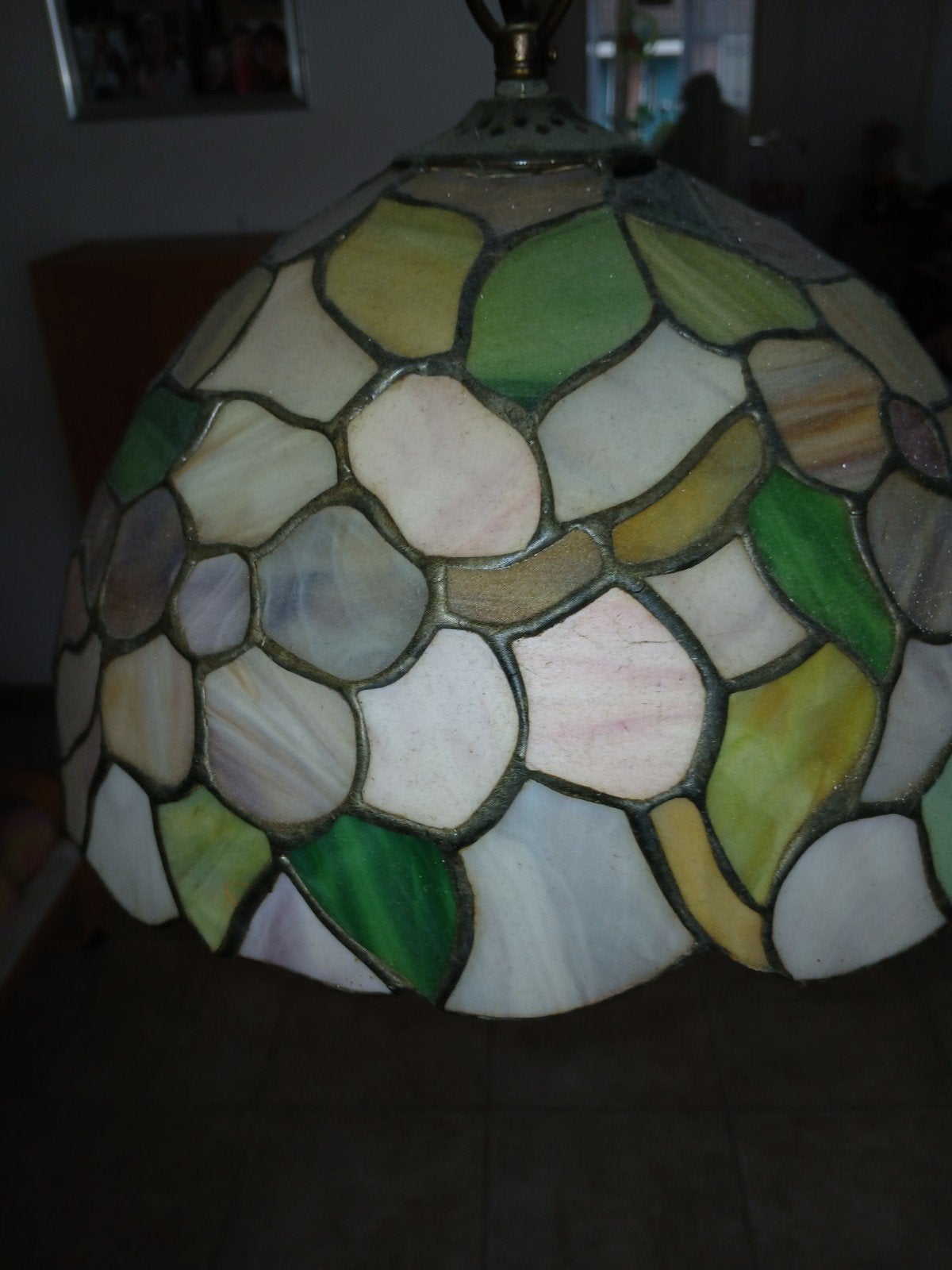 Prachtige Tiffany hanglamp, Huis en Inrichting, Lampen | Hanglampen, Ophalen, 50 tot 75 cm, Zo goed als nieuw, Tiffany