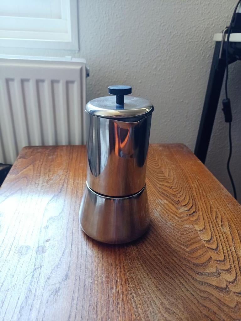 Moka apparaat voor gasbrander, Witgoed en Apparatuur, Koffiezetapparaten, Zo goed als nieuw, Gemalen koffie, Espresso apparaat