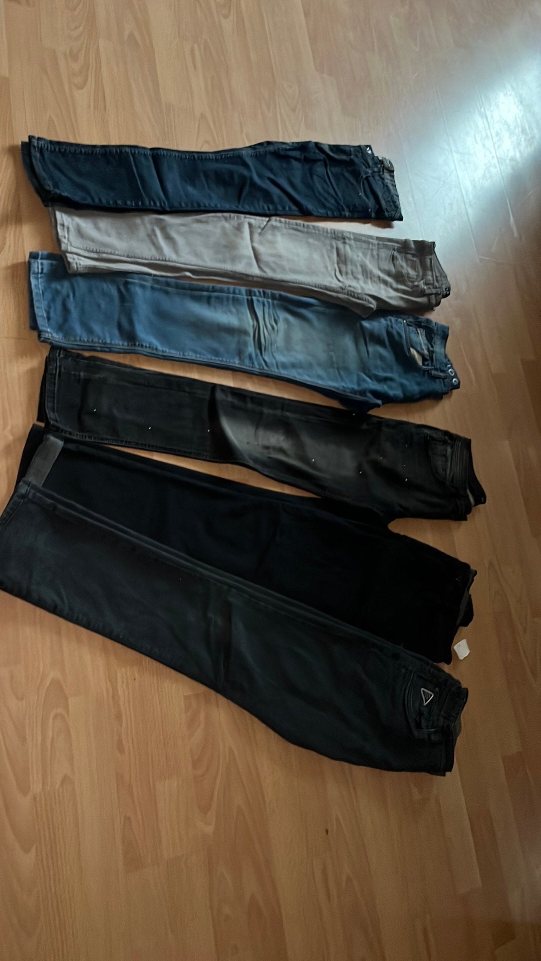 Te koop jongens jeans broeken, Ophalen, Zo goed als nieuw, Blauw, W32 (confectie 46) of kleiner