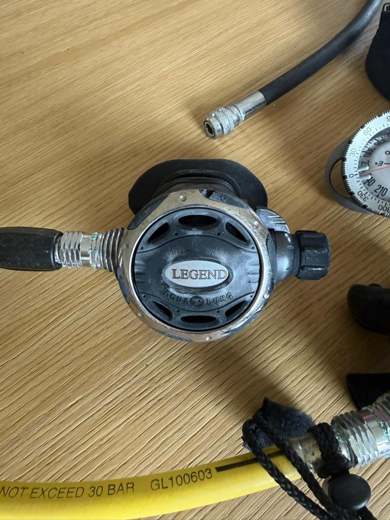 Aqualung legend met suunto cobra, Watersport en Boten, Duiken, Ophalen of Verzenden, Gebruikt, Duikcomputer