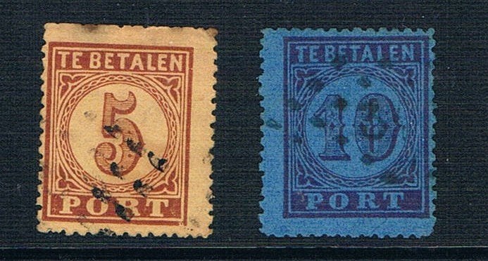 NVPH P1-2, Verzenden, T/m 1940, Gestempeld