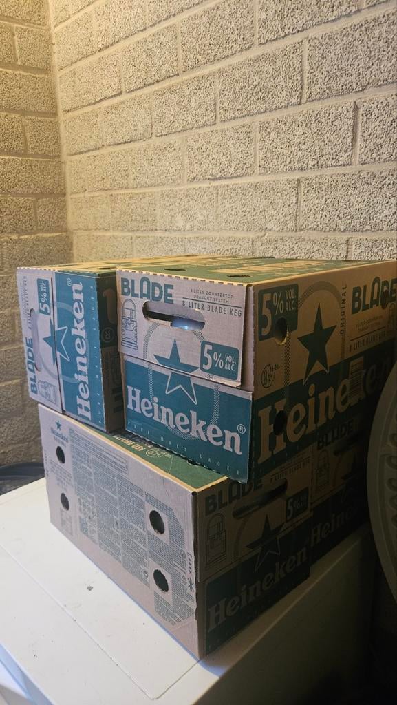 Heineken Blade 8L Fust - Houdbaar tot Nov 2026, Ophalen of Verzenden, Nieuw, Overige merken