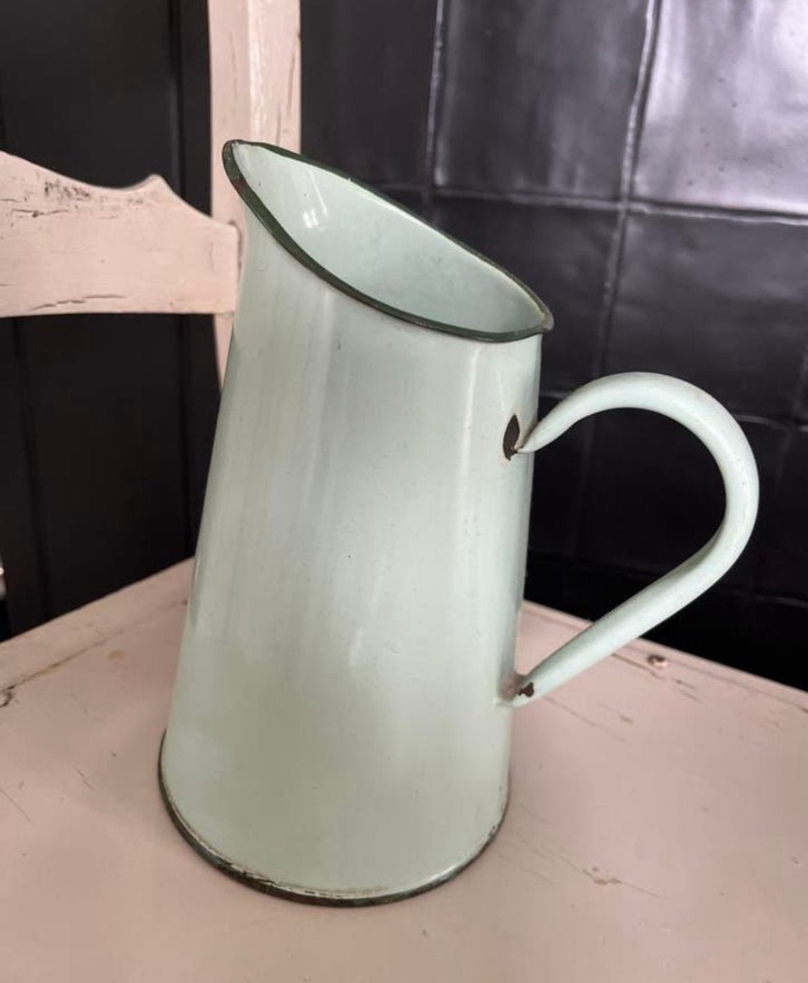 Diverse emaille brocante vintage spullen, Ophalen