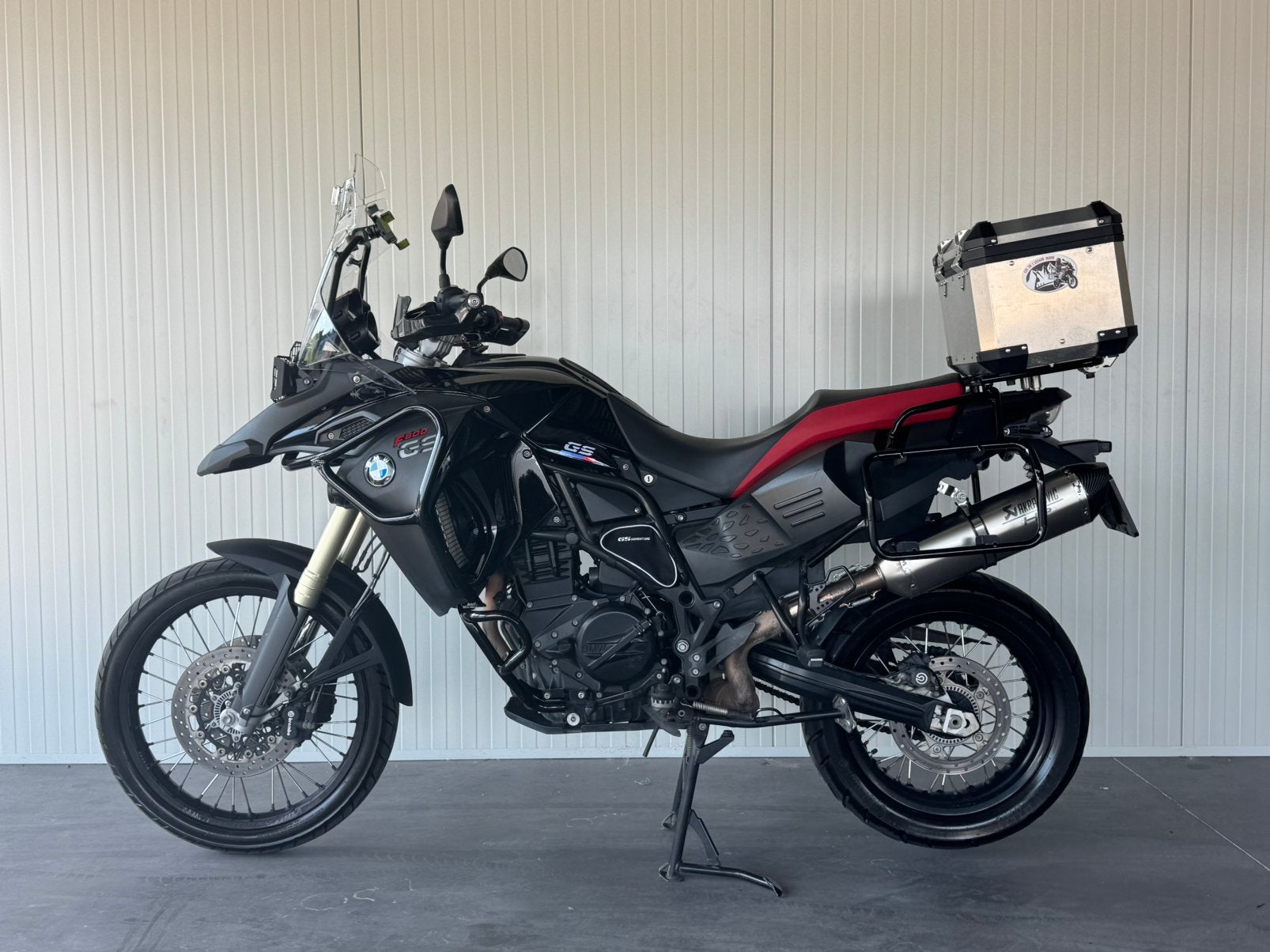 BMW F 800 GS Adventure A2 met vol vermogen!!) (3 topkoffers), 2 cilinders, Occasion, Handvatverwarming, Particulier