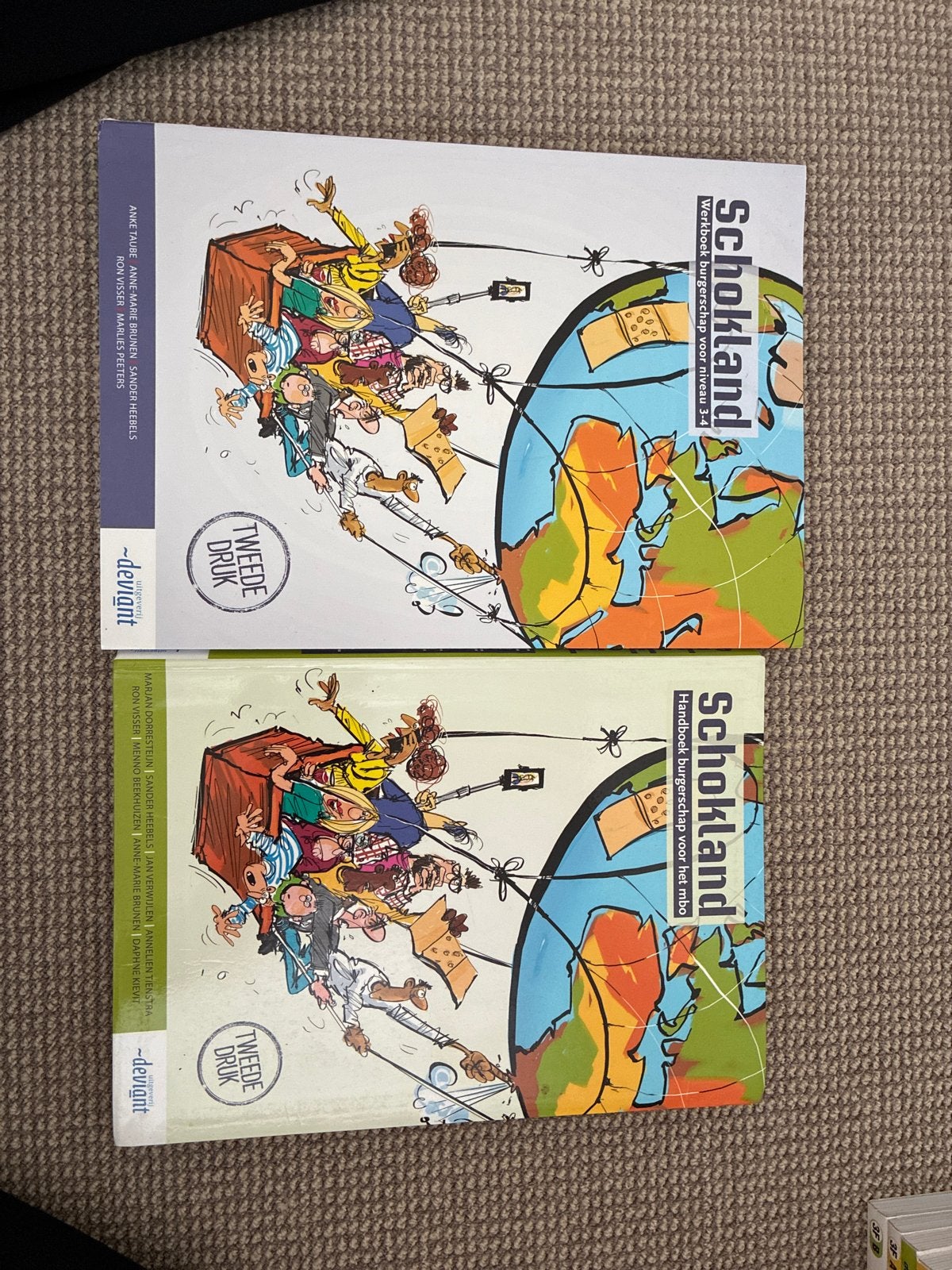 Schokland Werkboek en Handboek burgerschap MBO, Boeken, Ophalen, Zo goed als nieuw, Overige niveaus, Overige vakken