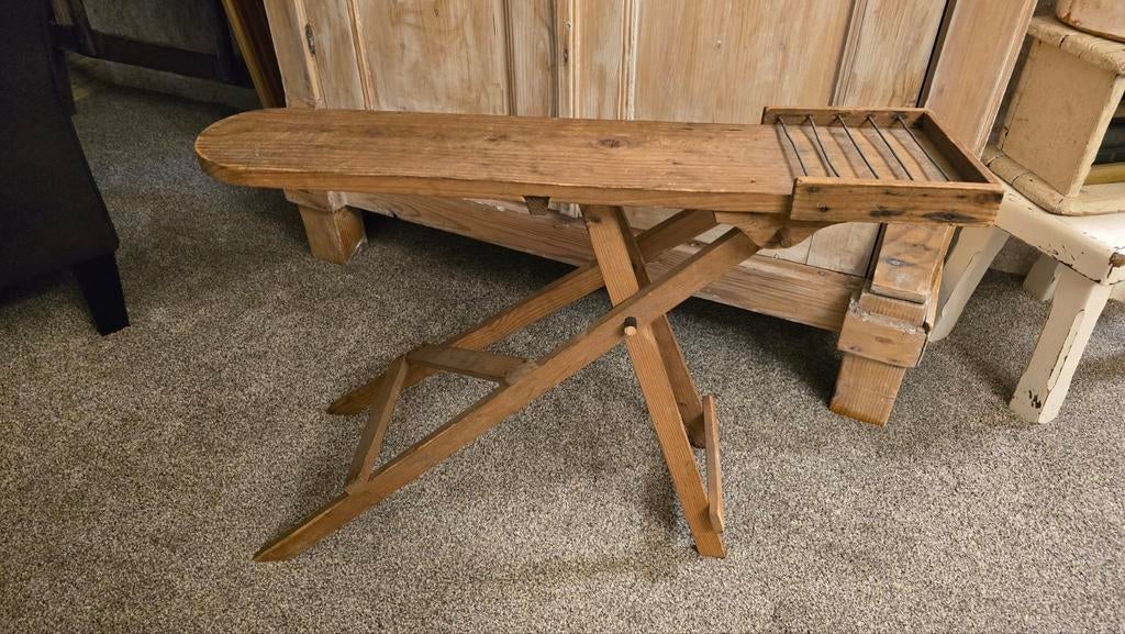 Antieke Houten Kinder Strijkplank  Vintage  Brocante, Ophalen of Verzenden