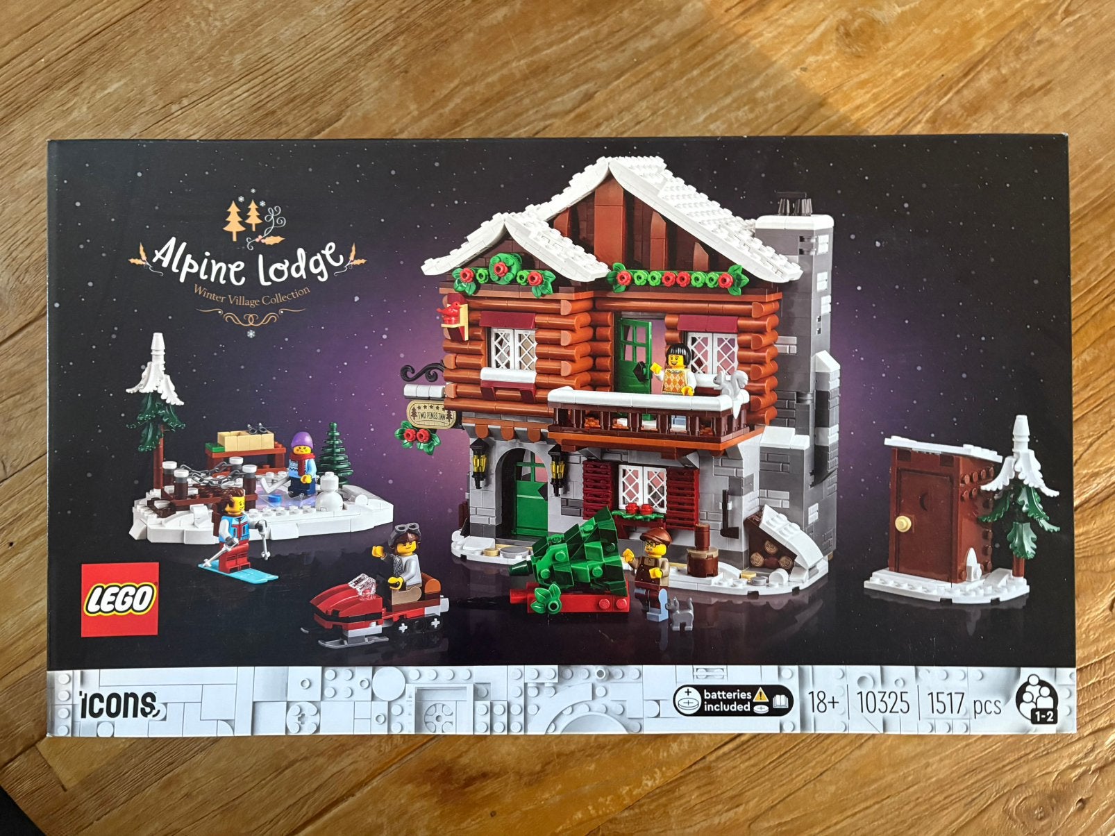 Lego Nieuw Kerst 10325 Skihut. Alpine Lodge, Lego, Nieuw, Ophalen of Verzenden, Compleet
