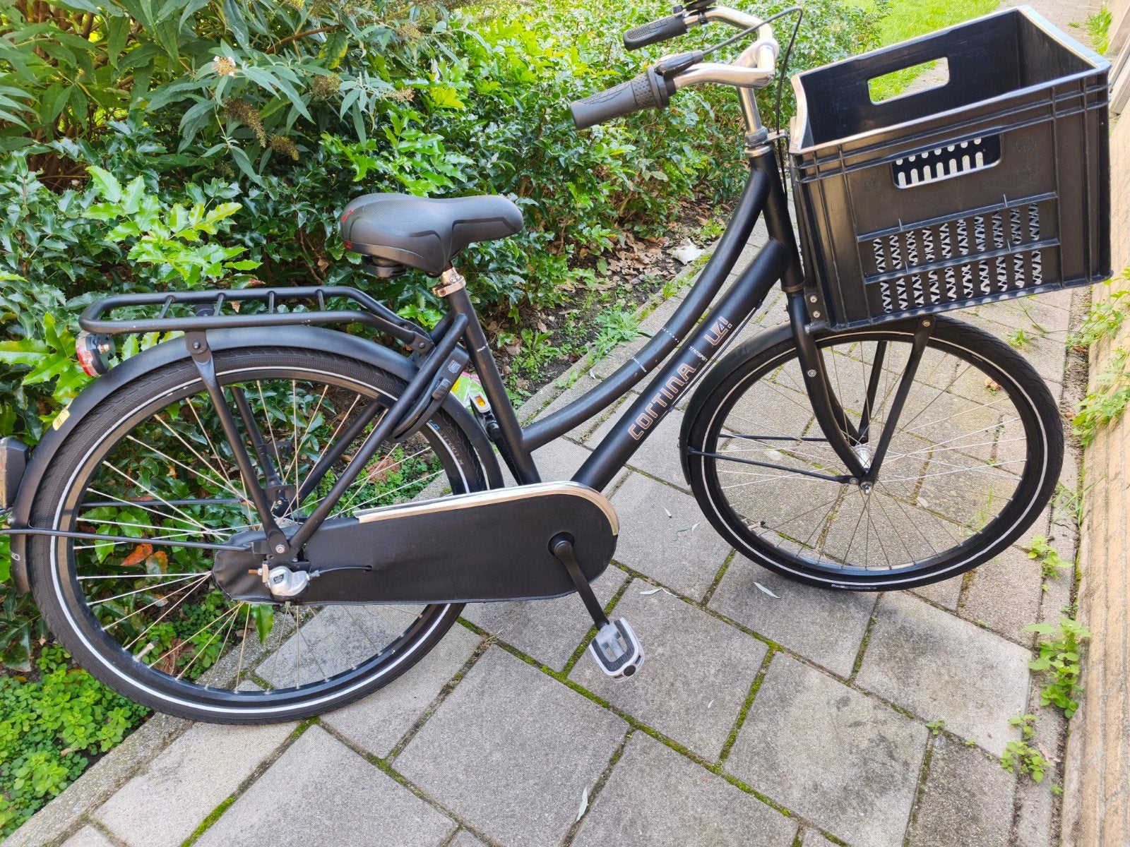 Cortina u4 meisjes fiets, Terugtraprem, Gebruikt, Versnellingen, Cortina U4