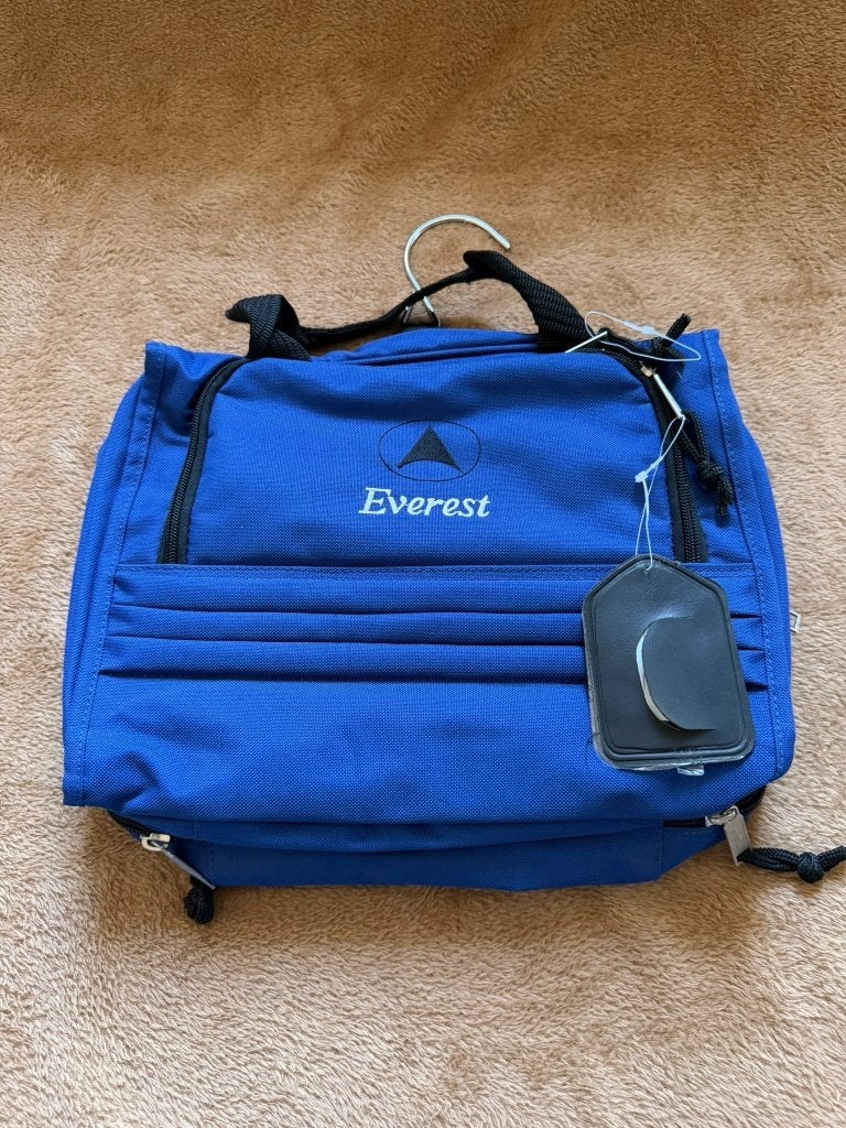 Everest toilettas / travel organizer met ophanghaak (blauw), Sieraden, Tassen en Uiterlijk, Toilettassen, Ophalen of Verzenden