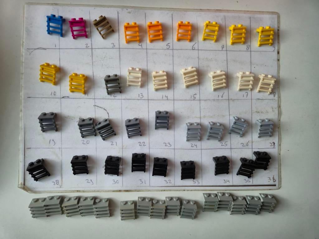 Lego trap hekje city friends space trein onderdelen, Ophalen of Verzenden