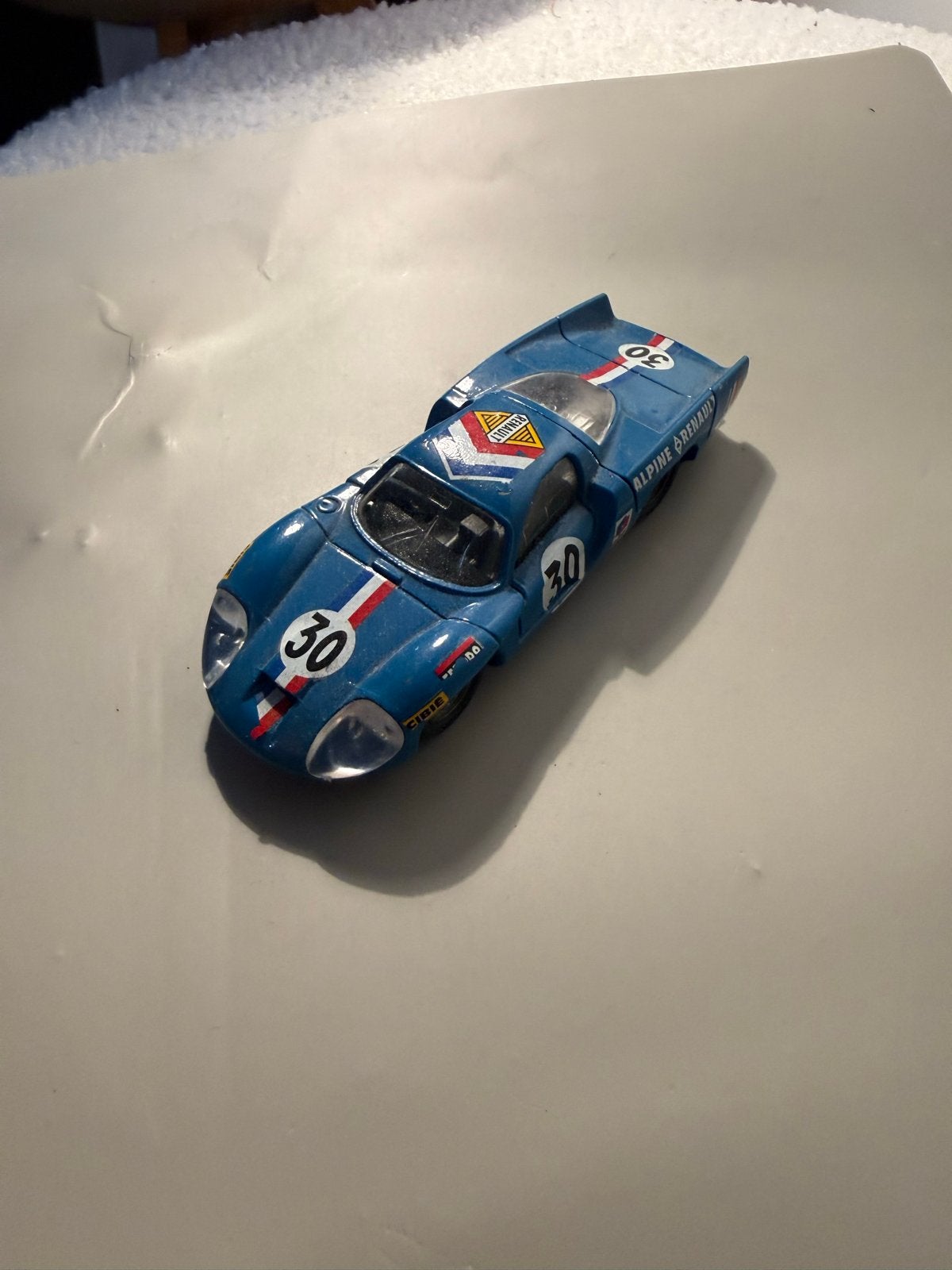 Vintage Solido Alpine Renault A220 (1969) Schaal 1:43, Ophalen of Verzenden, Zo goed als nieuw, Auto