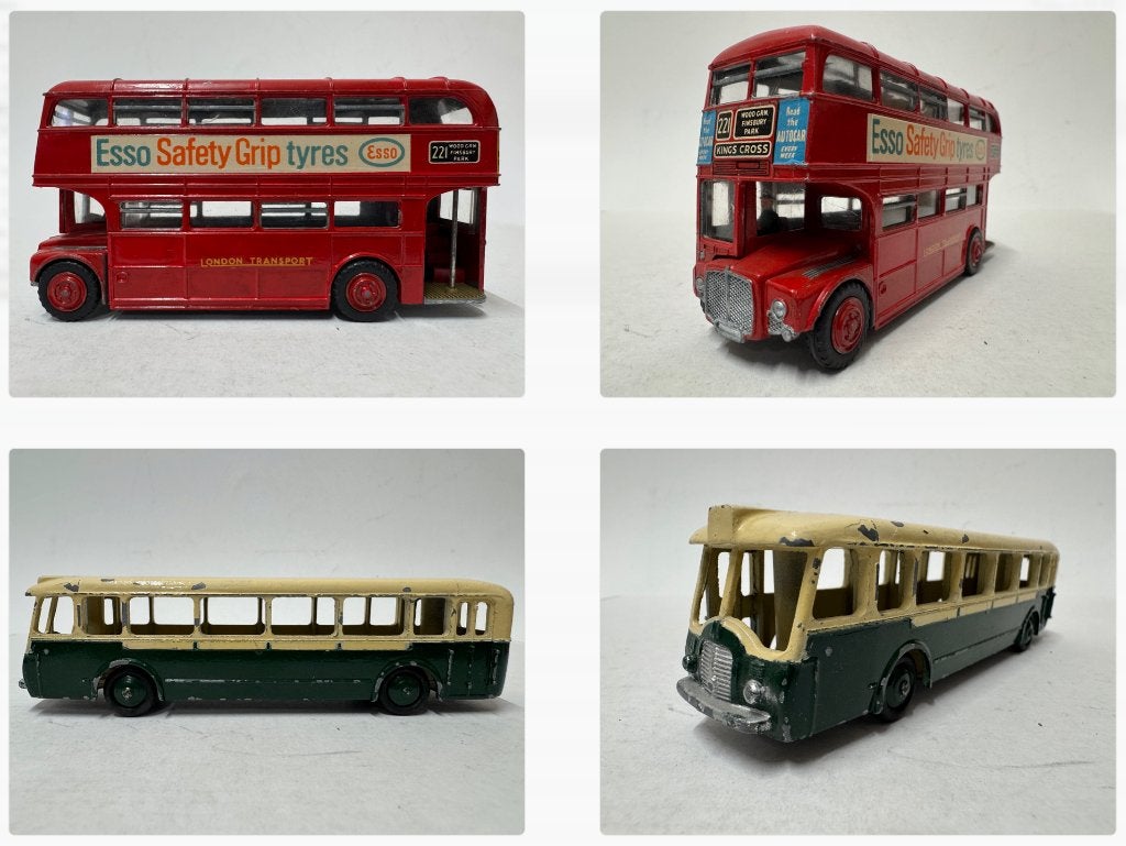 Dinky Toys Panhard bus Parisien Routemaster Dubbeldekker bus, Hobby en Vrije tijd, Modelauto's | 1:43, Ophalen of Verzenden, Gebruikt