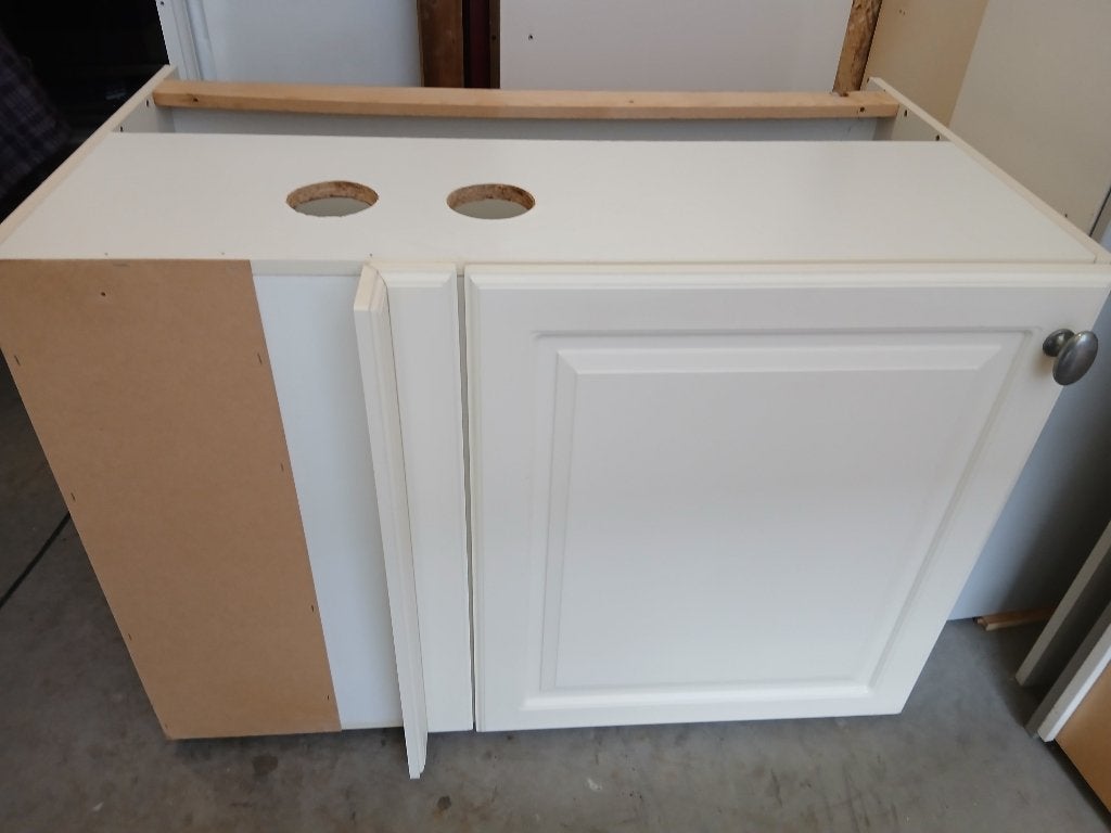 Keuken kasten wit klasiek model kompleet  voor 150 euro, Huis en Inrichting, Ophalen, Gebruikt, 200 cm of meer, Wit