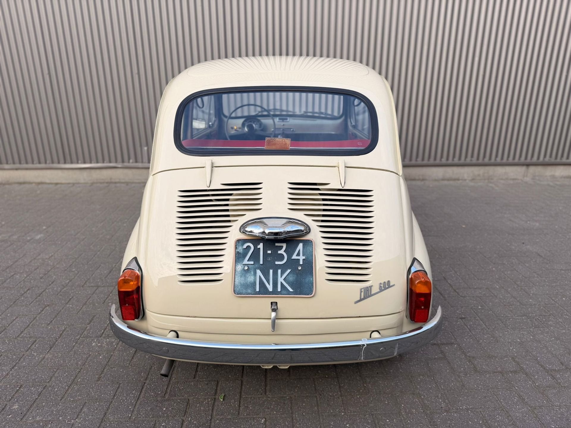 Fiat 600 600 L |Belastingvrij|Gerestaureerd|Nette auto!, Auto's, Lederen bekleding, Achterwielaandrijving, Gebruikt, 4 cilinders