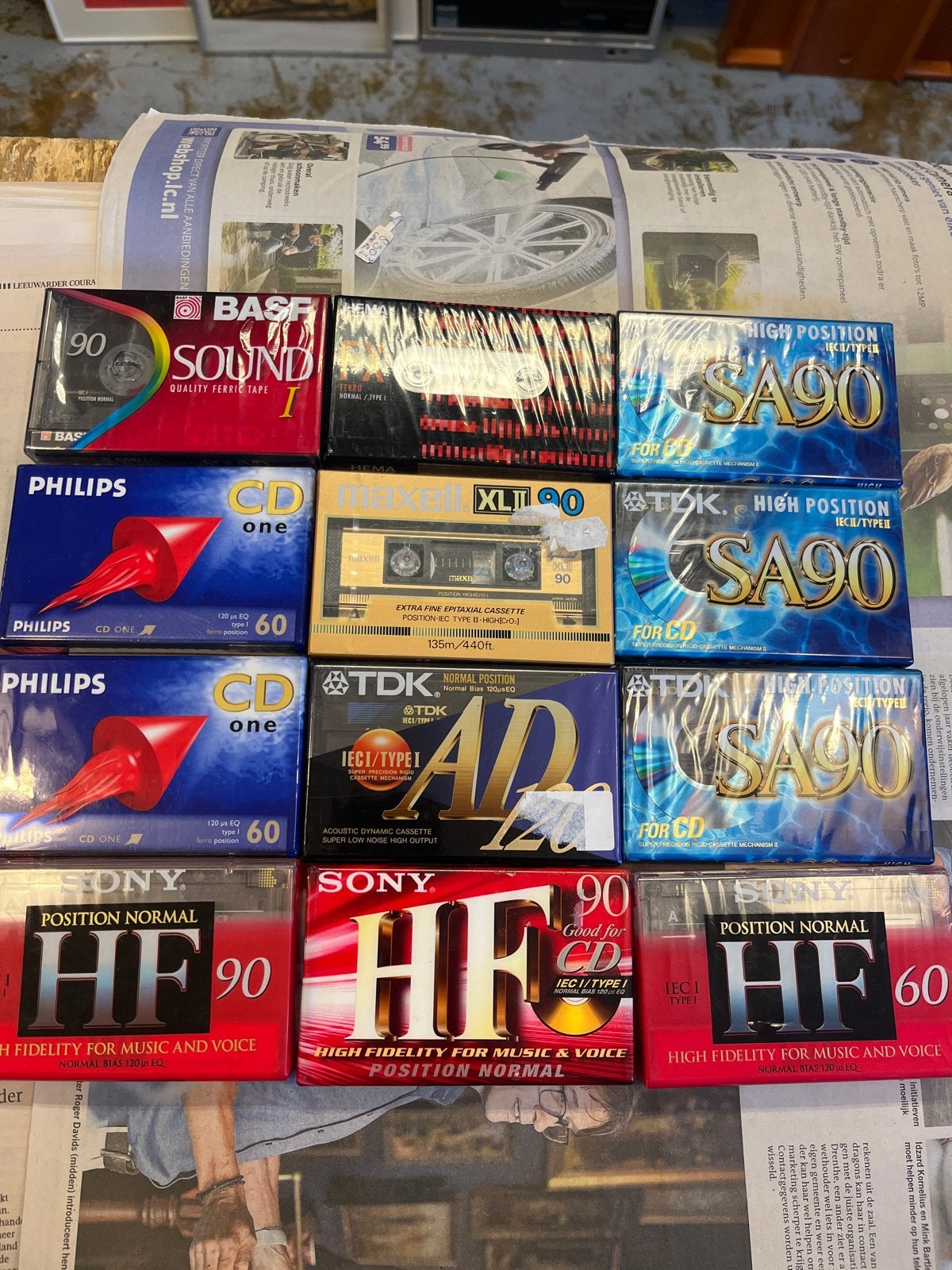 Diverse nieuwe en onbespeelde cassettebandjes, 2 t/m 25 bandjes, Overige genres, Ophalen of Verzenden, Nieuw in verpakking