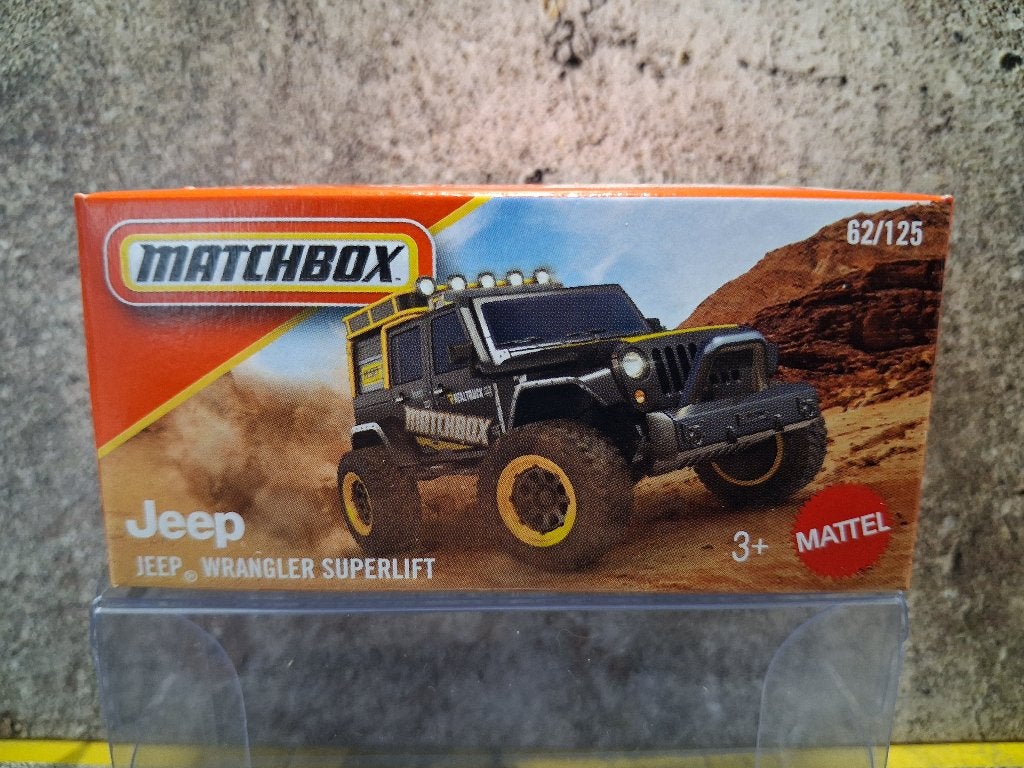 Jeep Wrangler Superlift van Matchbox, Ophalen, Nieuw, Auto