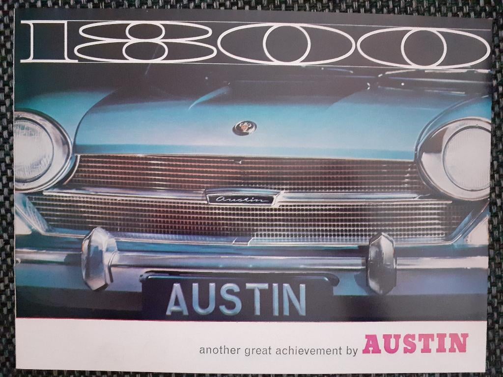 brochure Austin 1800      Engelstalig, Austin, Ophalen of Verzenden, Zo goed als nieuw, Overige merken