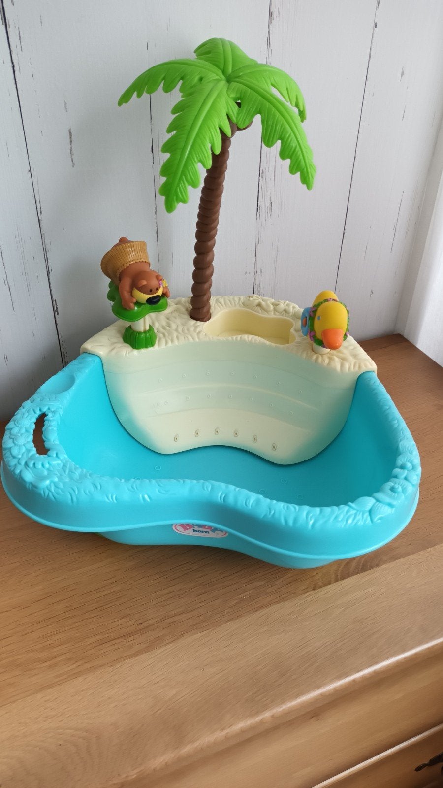 Baby Born Zwembad/bad met Palmboom en Accessoires, Ophalen, Gebruikt, Jongen of Meisje