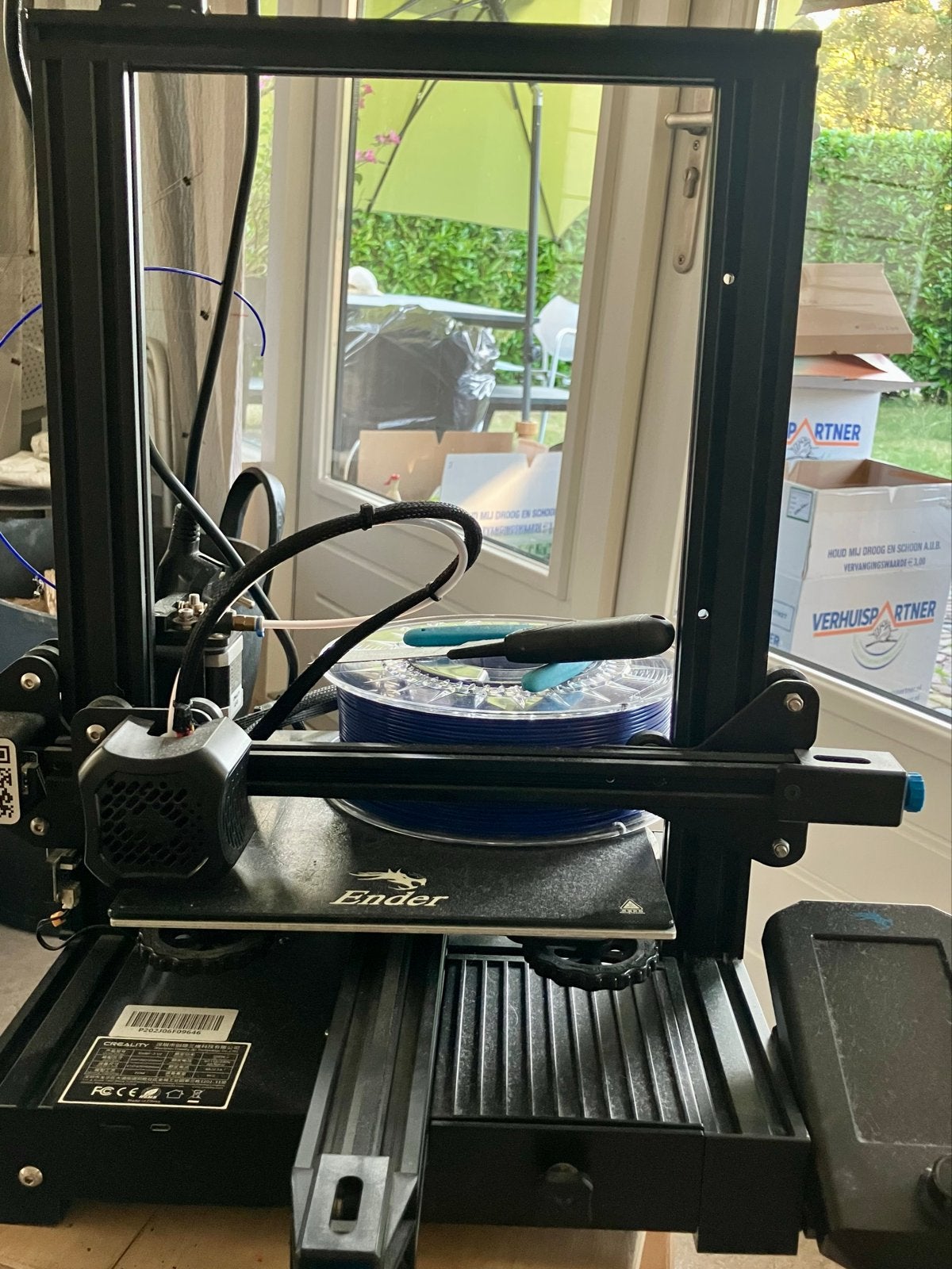 Creality Ender-3 V2 3D-printer - Zo goed als nieuw, Computers en Software, 3D Printers, Zo goed als nieuw, Filament, Ophalen