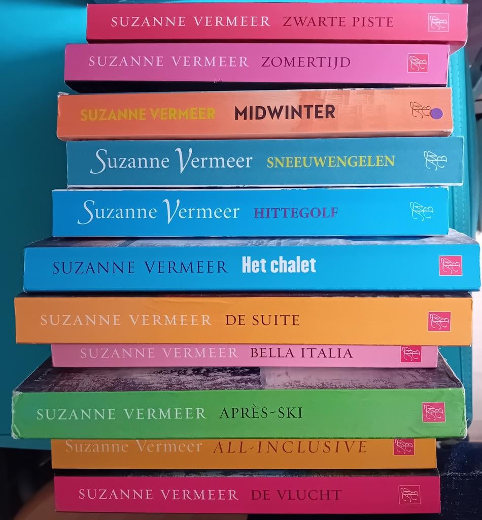 11x Suzanne Vermeer Boeken - 11 Literaire Thrillers, Ophalen of Verzenden, Gelezen, Suzanne Vermeer, Nederland
