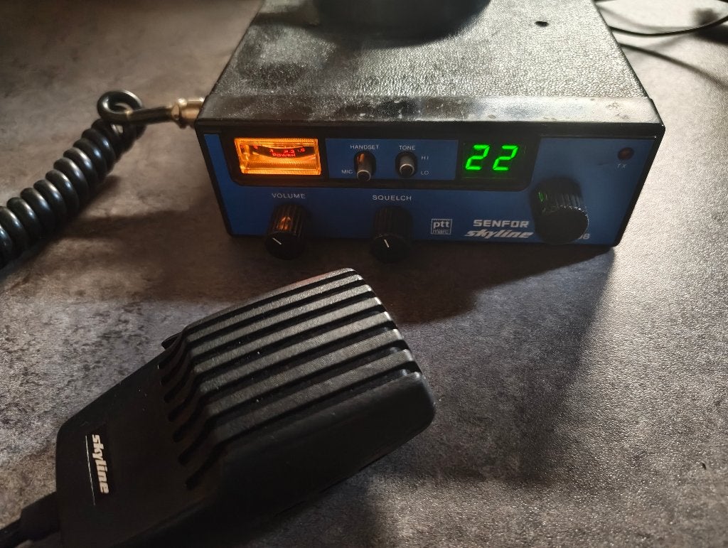 Skyline CB Transceiver SM-2008 - 27 MC bakkie, Telecommunicatie, Zenders en Ontvangers, Ophalen, Gebruikt, Zender en Ontvanger