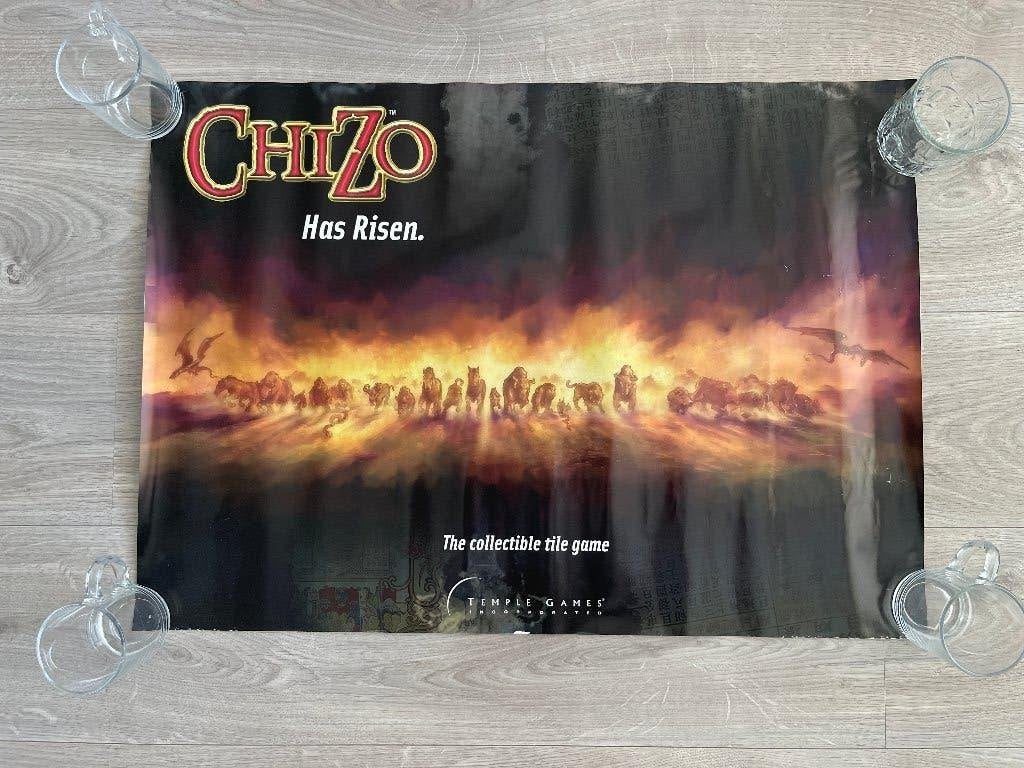Chizo Has Risen poster | Temple Games collectible card game, Verzamelen, Posters, Rechthoekig Liggend, Ophalen of Verzenden, Zo goed als nieuw