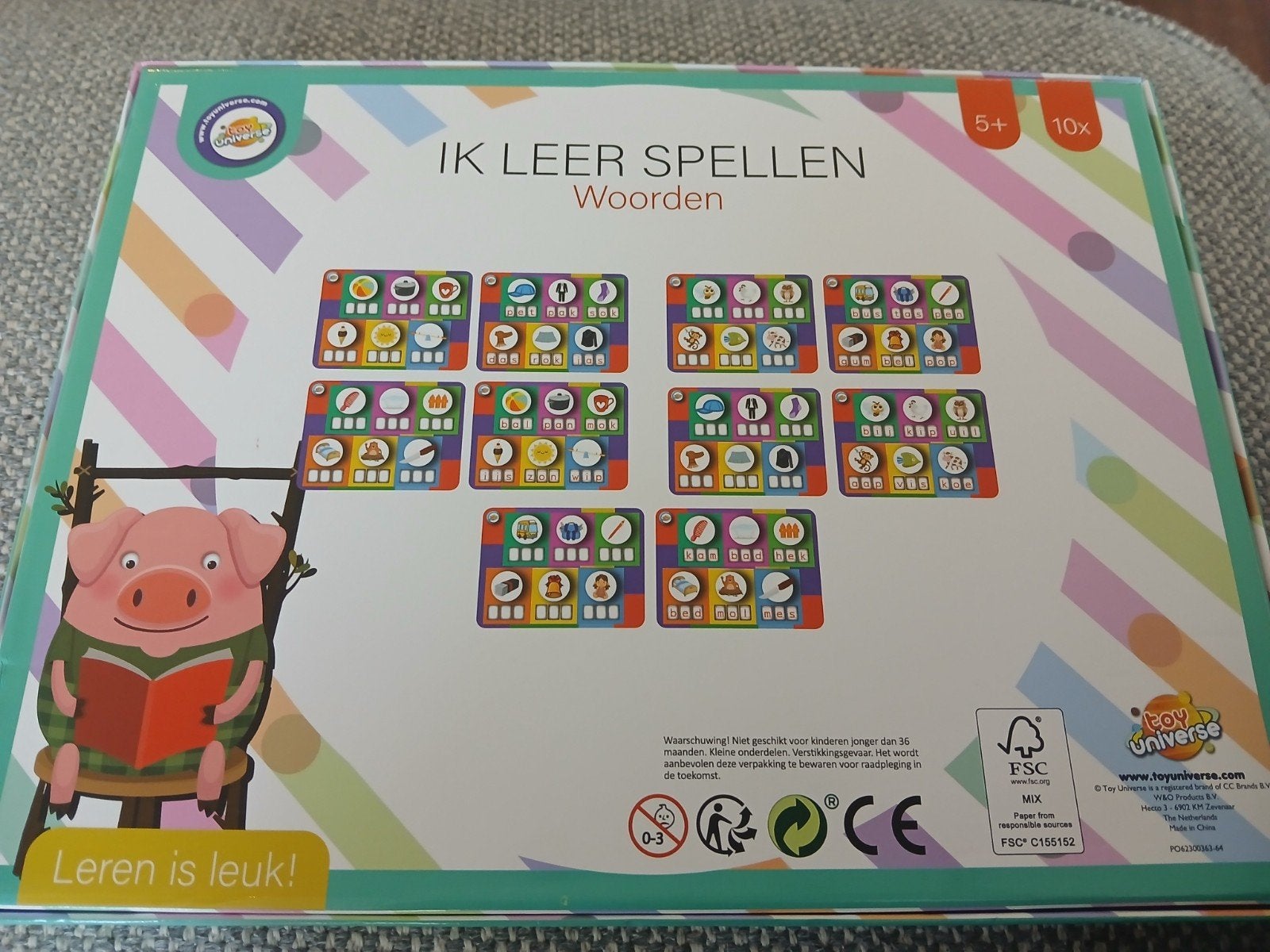 Ik Leer Spellen Woorden - Educatief spel voor kinderen, Ophalen of Verzenden, Zo goed als nieuw, Taal en Lezen