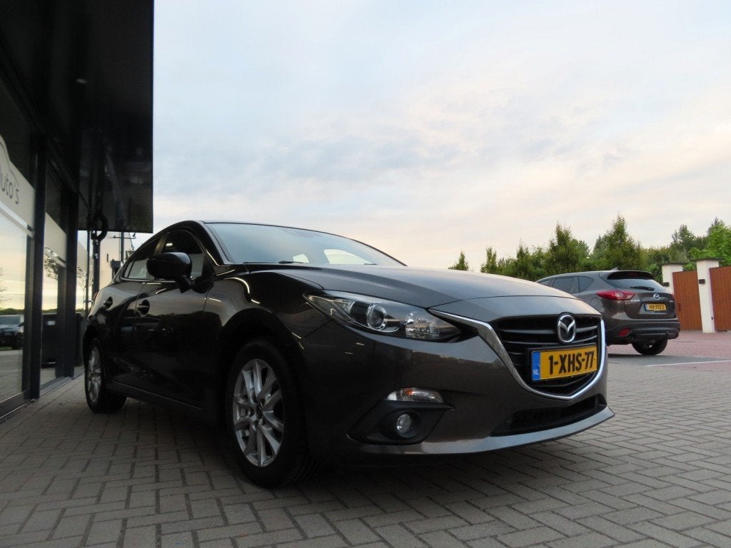 Mazda 3 2.0 Skylease Ecc Cruise Navigatie Pdc 2014, Voorwielaandrijving, Gebruikt, 4 cilinders, Bruin