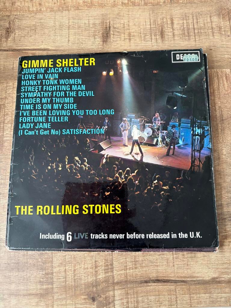The Rolling Stones - Gimme Shelter LP (Decca SKL 5101), Cd's en Dvd's, Vinyl | Rock, Ophalen, Gebruikt, 12 inch, Rock-'n-Roll