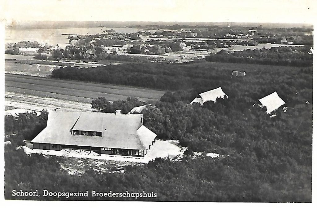 Schoorl- -Doopsgezind Broederschapshuis., Verzenden, 1940 tot 1960, Gelopen, Noord-Holland