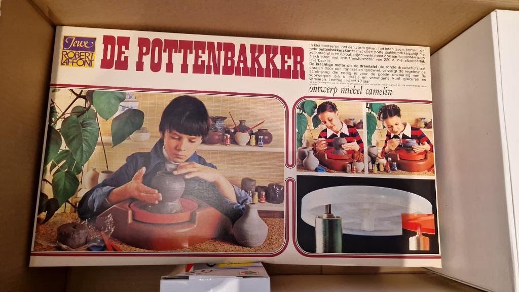 Pottenbakken set, Ophalen, Gebruikt