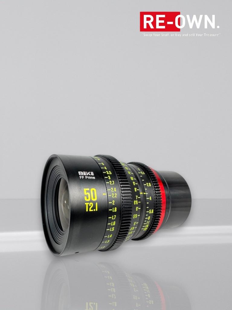 Meike 50mm T2.1 cinema lens FF Prime For L Mount (topstaat), Audio, Tv en Foto, Fotografie | Lenzen en Objectieven, Meike, ., Ophalen of Verzenden