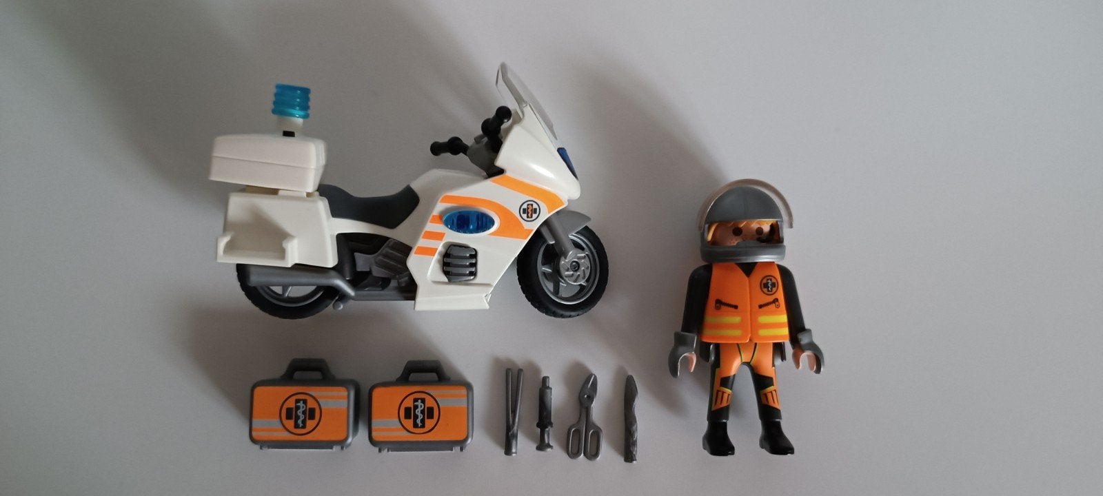 Playmobil 70051 - spoedarts op motor playmobil, Ophalen of Verzenden, Zo goed als nieuw