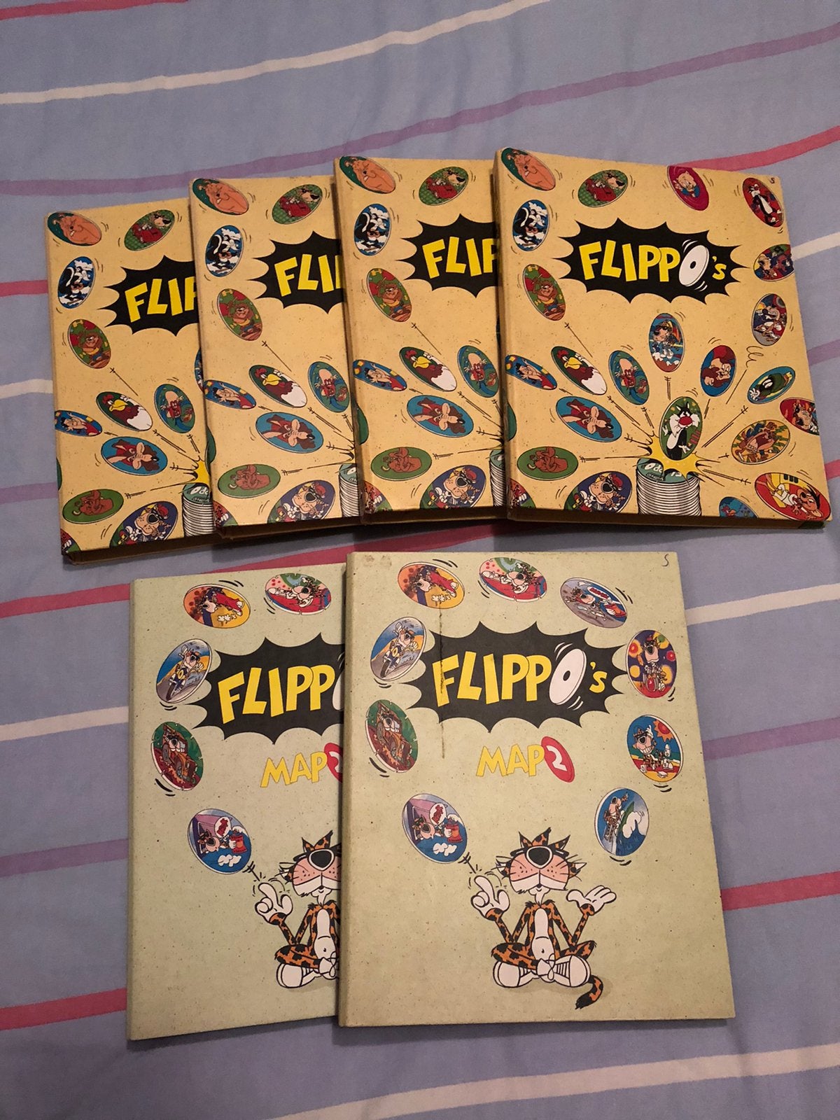 Flippo,s Verzameling 6 Mappen i.z.g.st., Verzamelen, Flippo's, Ophalen of Verzenden, Adventure, Map, Album of Poster, Met verzamelmap(pen)