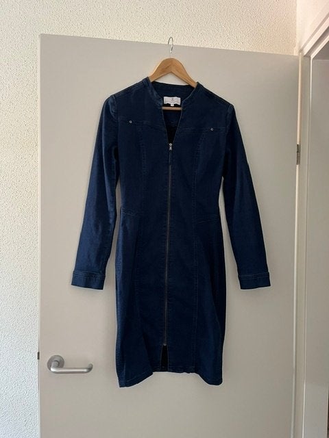 Spijkerjurk Claudia strater 36, Blauw, Ophalen of Verzenden, Zo goed als nieuw, Claudia Sträter