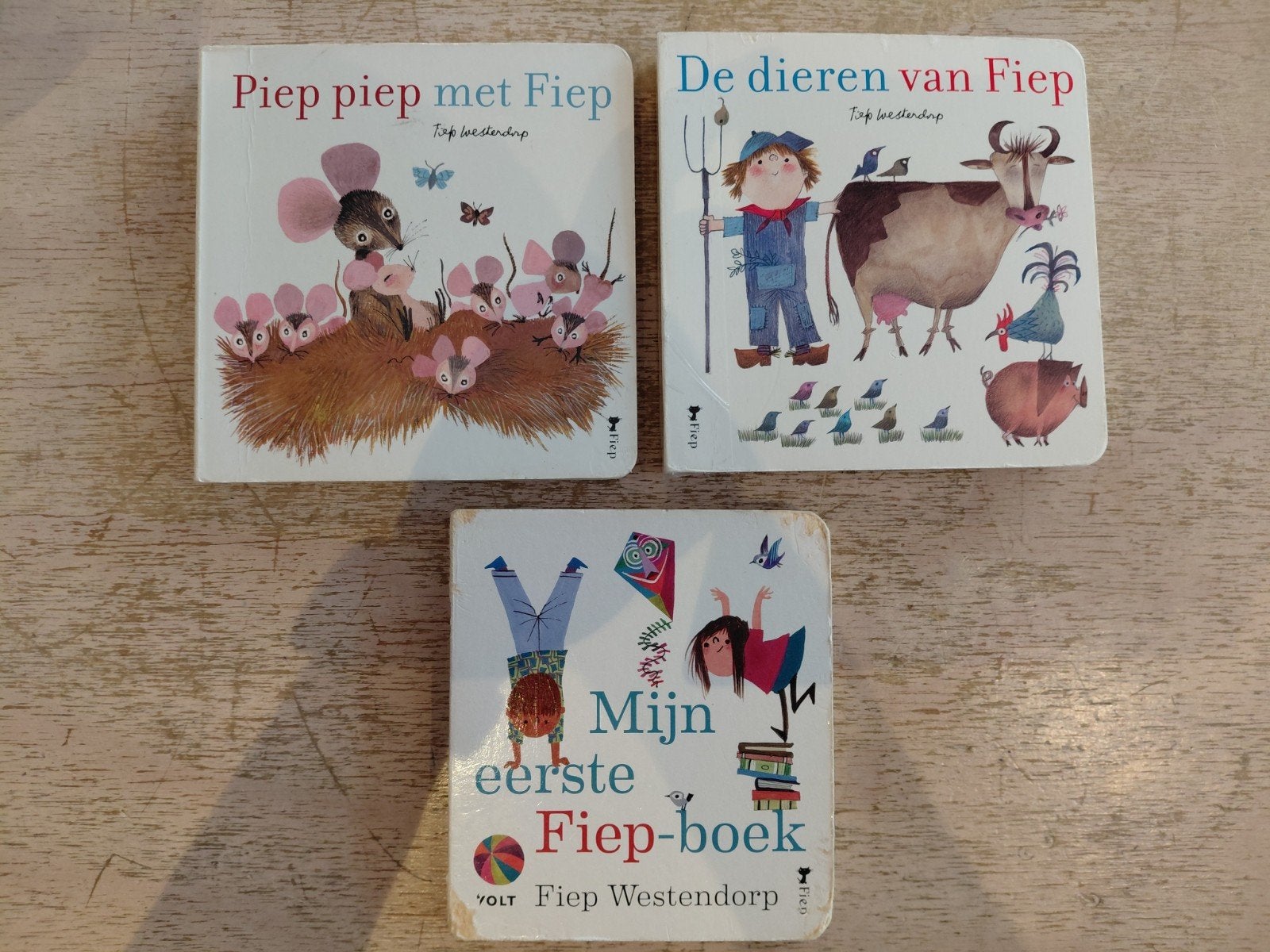 3 oudere boekjes van Fiep Westendorp, oa Piep piep met Fiep., Boeken, Ophalen of Verzenden, Zo goed als nieuw, Fiep Westendorp