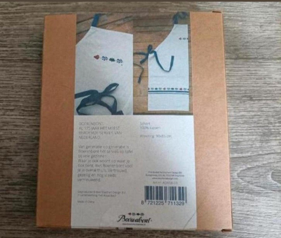 💠boerenbont keukenschort💠.   Nieuw, Verzenden, Nieuw, Overige kleuren, Schort