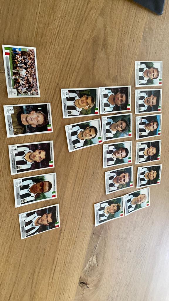 Panini 2000 champions league sterren van juventus zidane, Verzamelen, Sportartikelen en Voetbal, Ophalen of Verzenden, Buitenlandse clubs