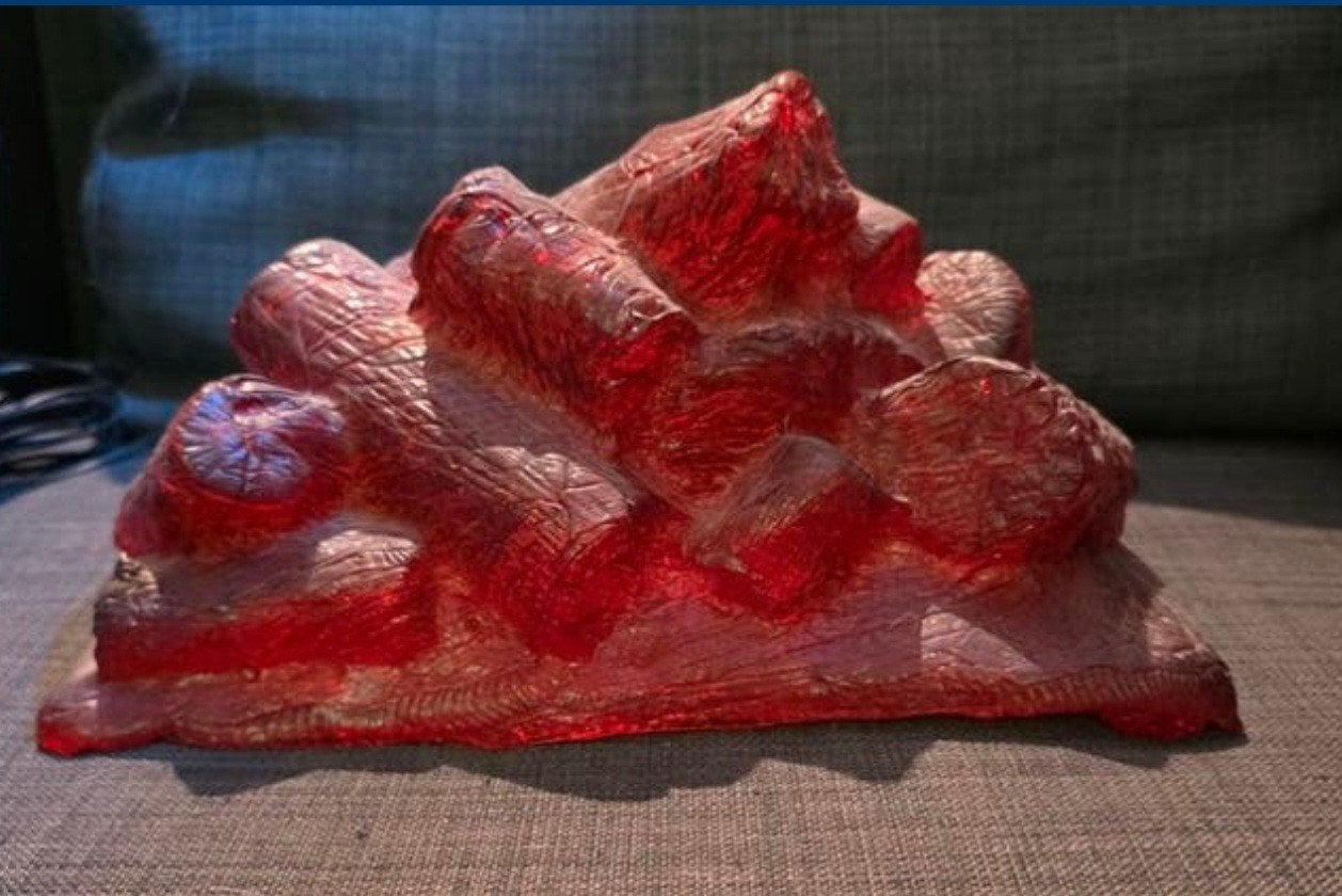 Kampvuur 29X18X14Cm, Ophalen of Verzenden, Zo goed als nieuw, Kunststof, Rood