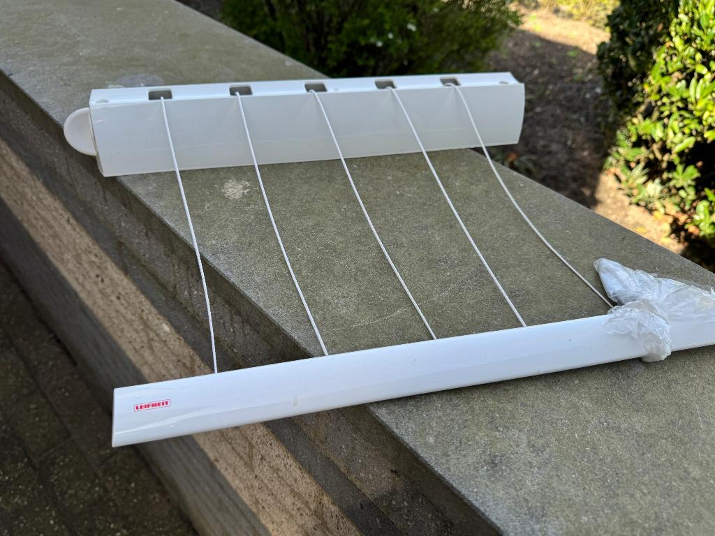 Leifheit Rolfix waslijn, Ophalen, Gebruikt, Wasrek
