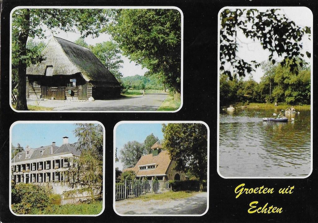 Echten Westerbergen gelopen ansichtkaart ( 2059 ), Ophalen of Verzenden, 1980 tot heden, Gelopen