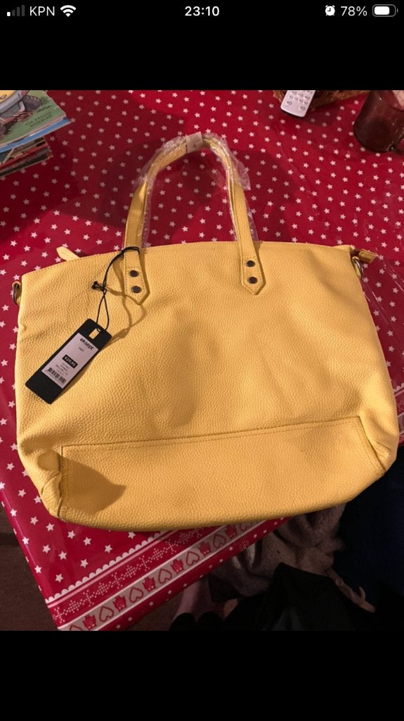Shoeby Exsept dames tas geel, Ophalen of Verzenden, Nieuw, Geel, Schoudertasje