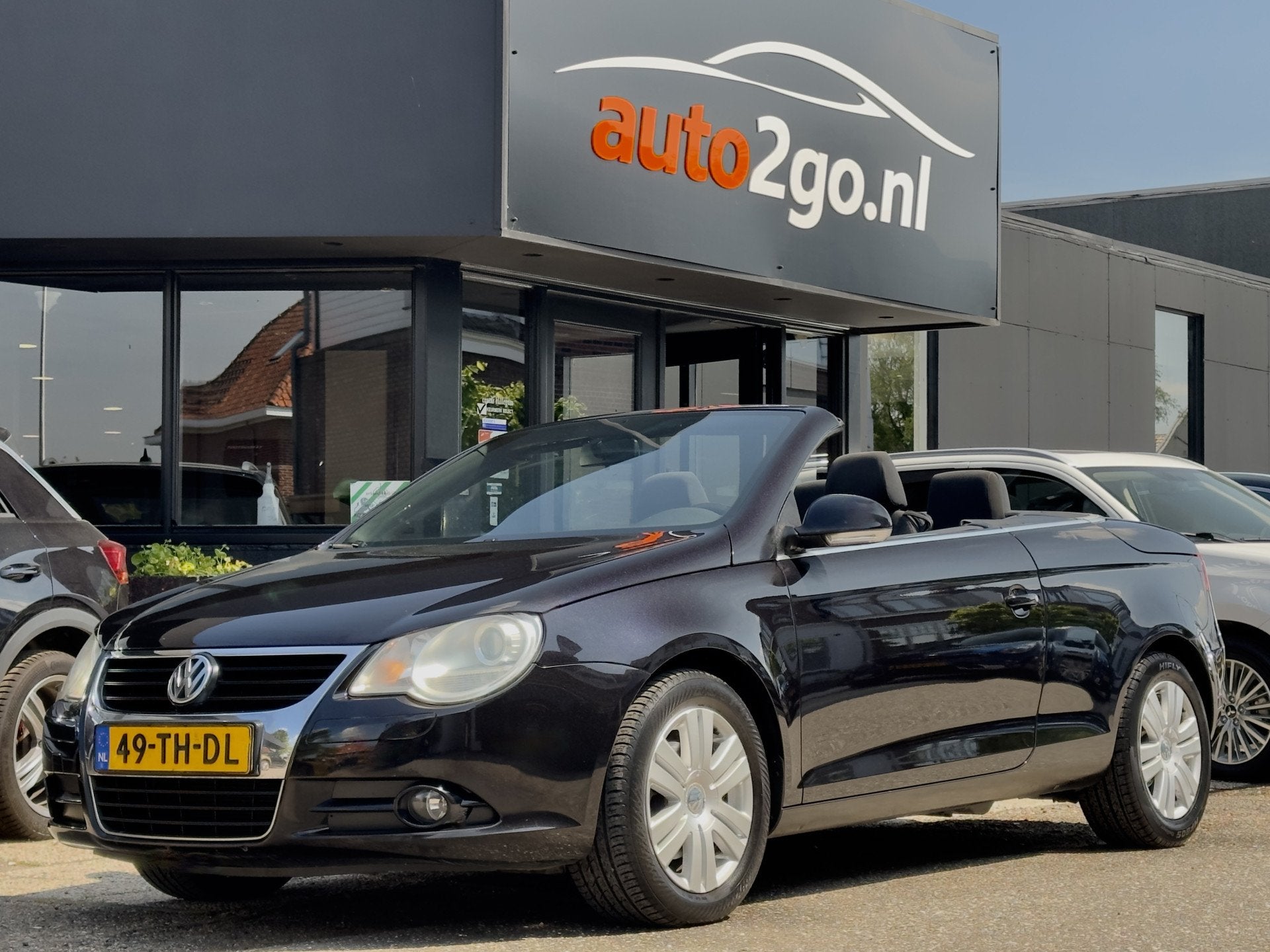 Volkswagen Eos 2.0-16v FSI CABRIOLET 150PK AIRCO LED LMV PDC, Auto's, Voorwielaandrijving, Parkeersensor, Gebruikt, 4 cilinders