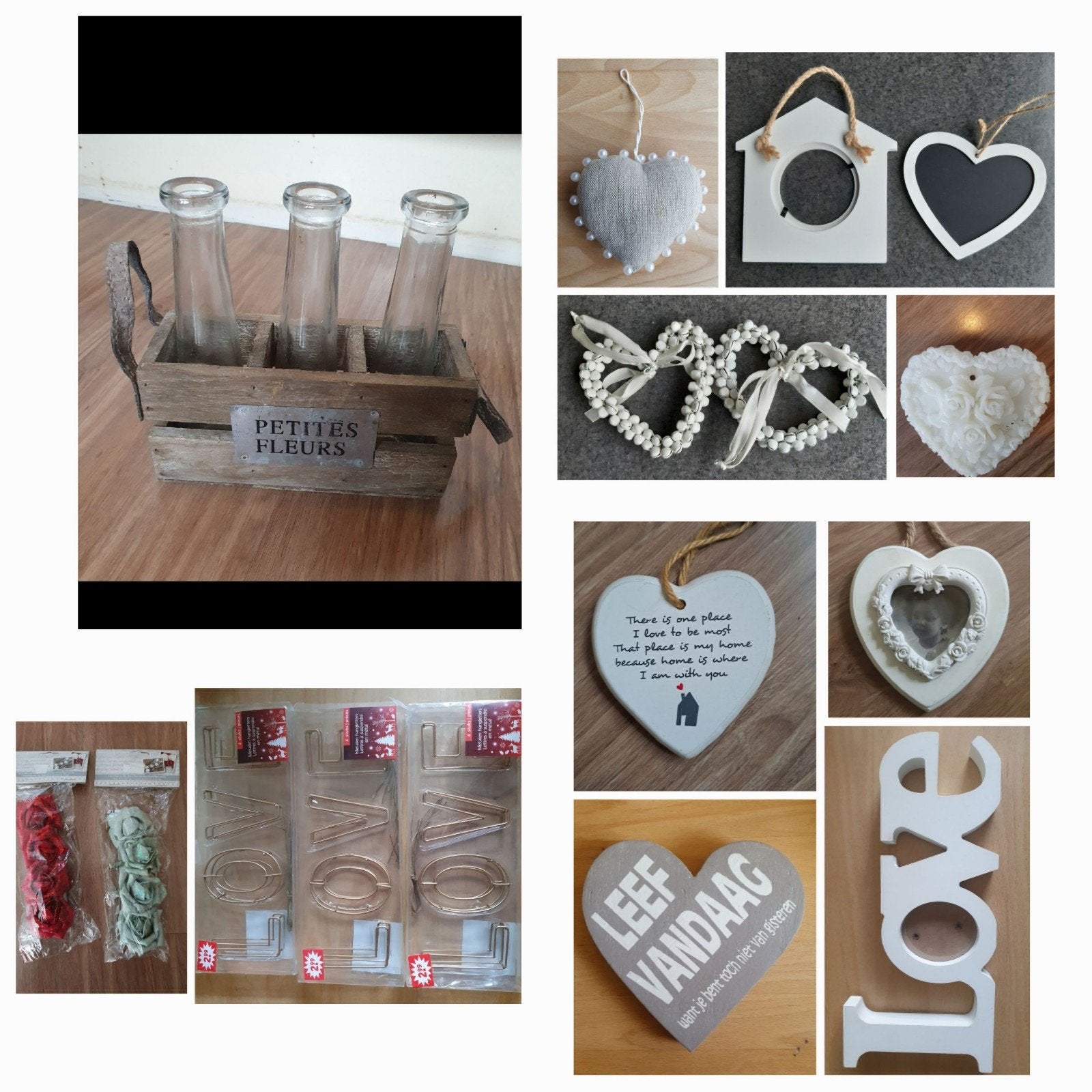 Diverse decoratieartikelen voor in huis, Hout, Gebruikt, Meerkleurig, Ophalen of Verzenden