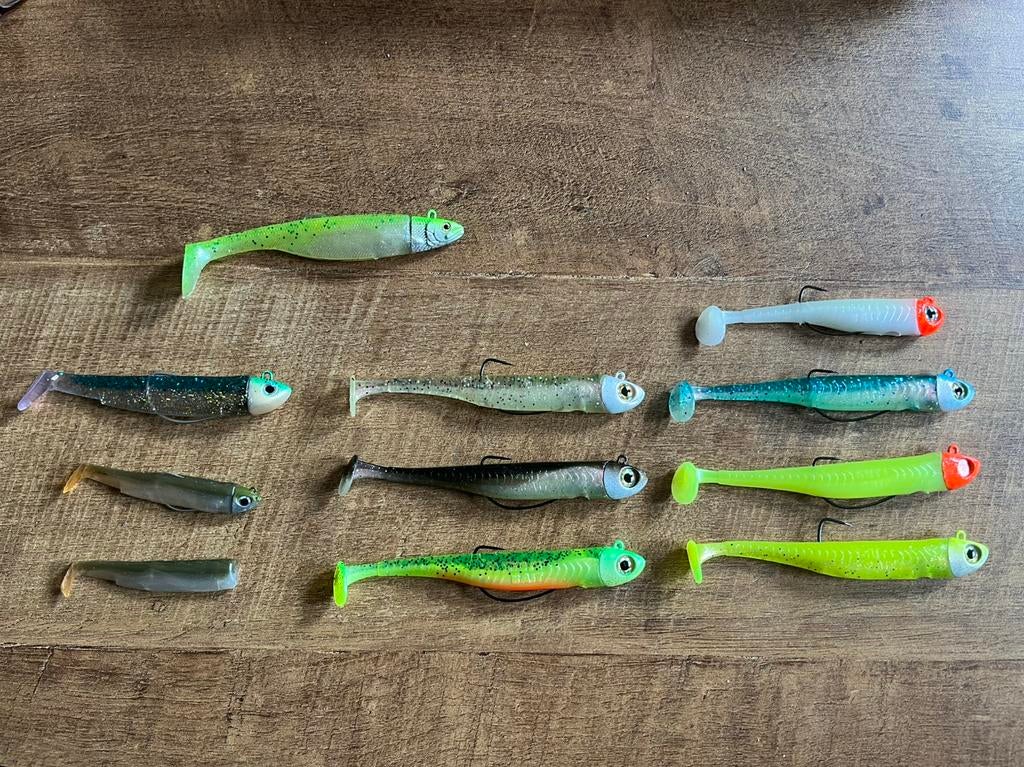 Softbait voor zeebaars ( 10 stuks), Ophalen of Verzenden