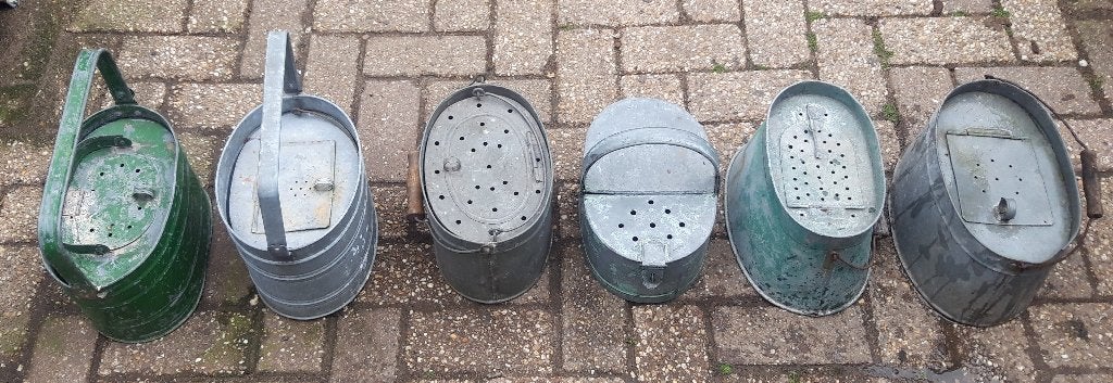 Vintage Zinken Aasemmer - Diverse Modellen, Tuin en Terras, Tuinwanddecoratie, Gebruikt, Onbekend@voorbeeld.com, Verzenden, Onbekend