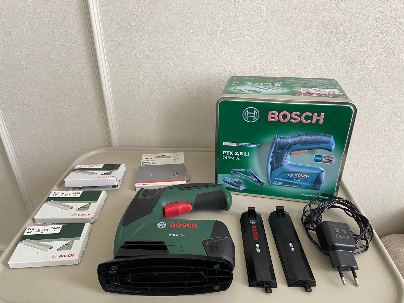 Bosch niettacker PTK 3,6V LI, Ophalen, Gebruikt, Tacker/nietmachine, Bosch