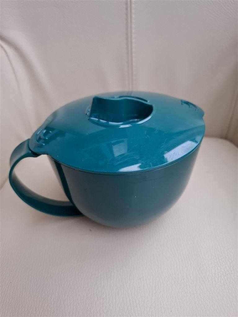 T054 Microplus kan, 1 liter, netjes, Tupperware, Huis en Inrichting, Gebruikt, Beker of Kan, Ophalen of Verzenden, 1000 ml